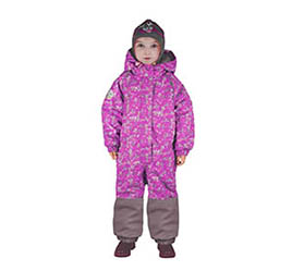 Зимний комбинезон LAPPI Kids для девочки 4129-804.